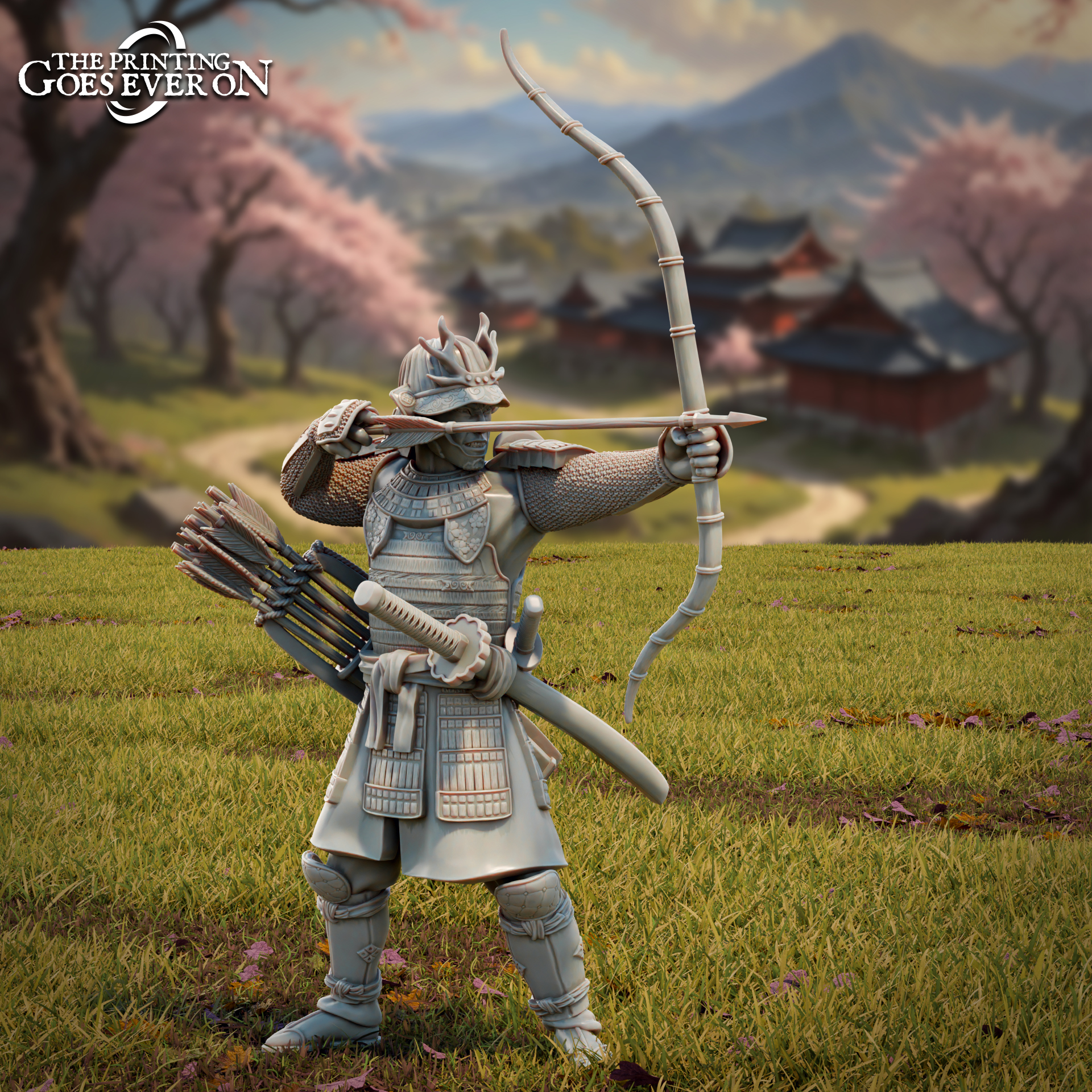 Jade Empire Samurai - Bow - Presupported